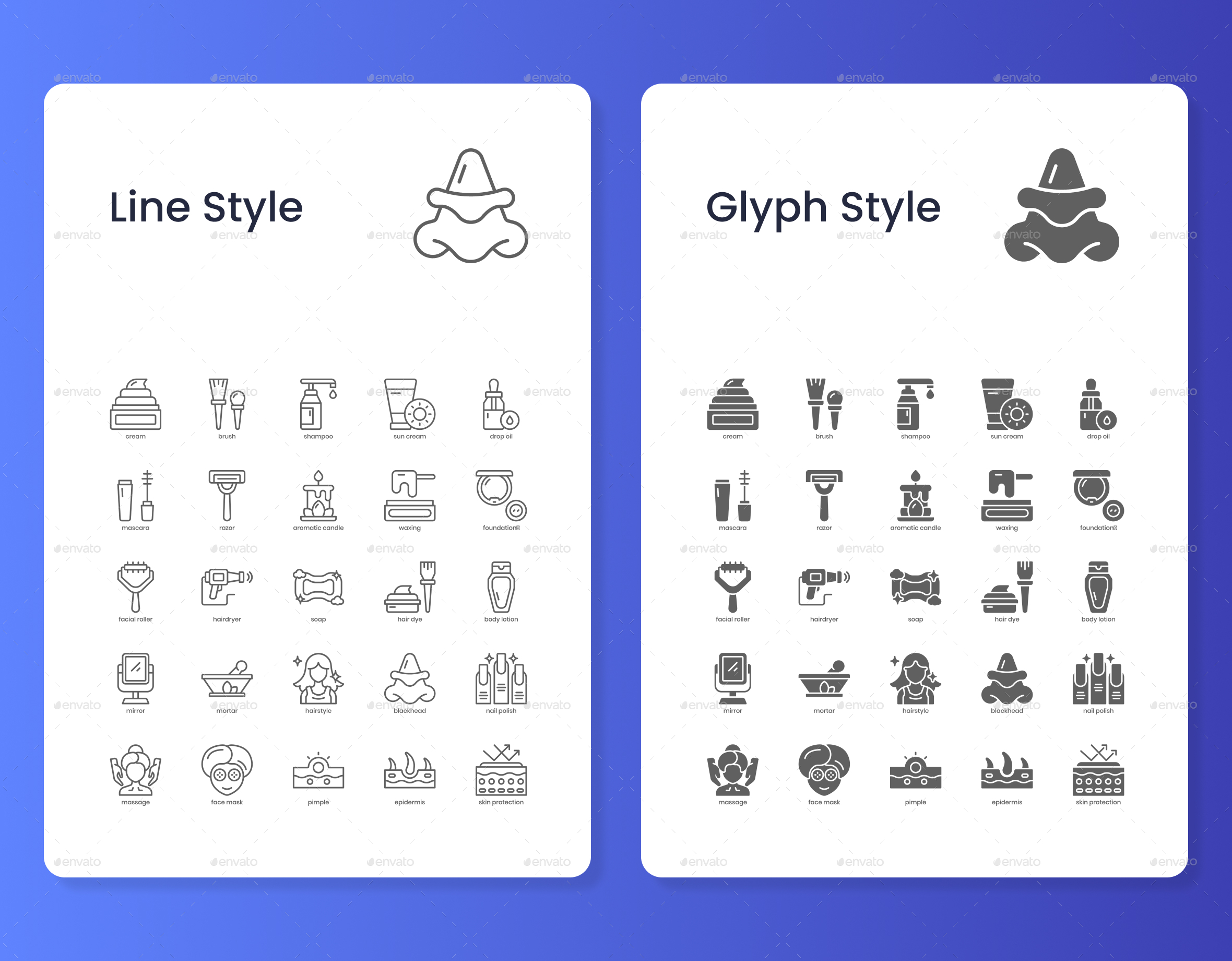 Skin Care Icon Pack by Yaprativa GraphicRiver